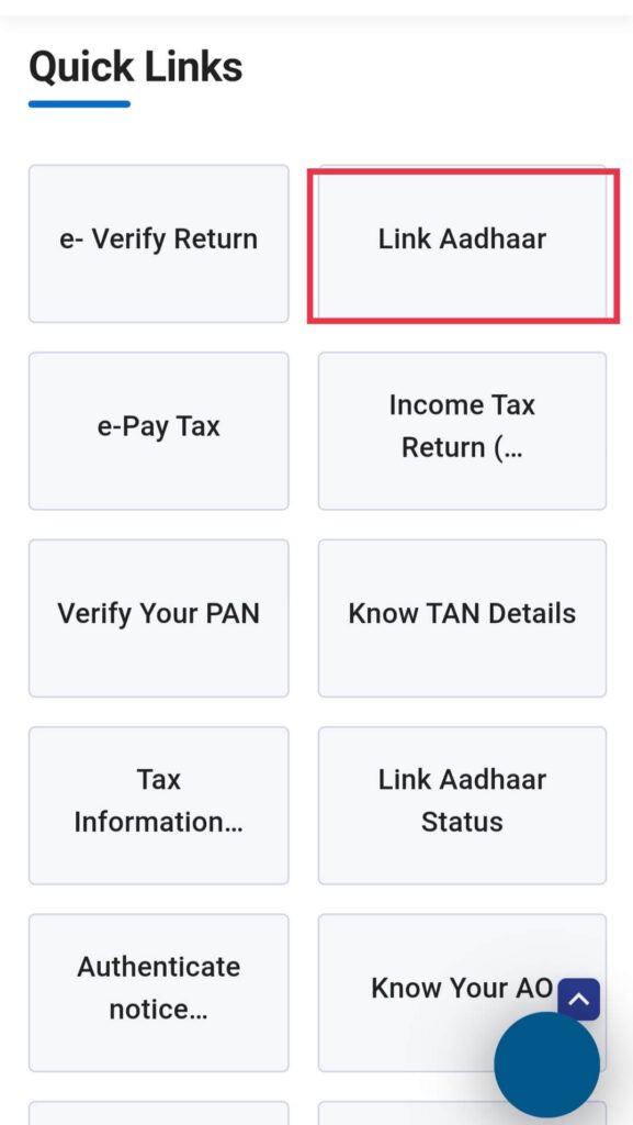 How To Link Aadhaar With Pan Card Online Step By Step In Hindi